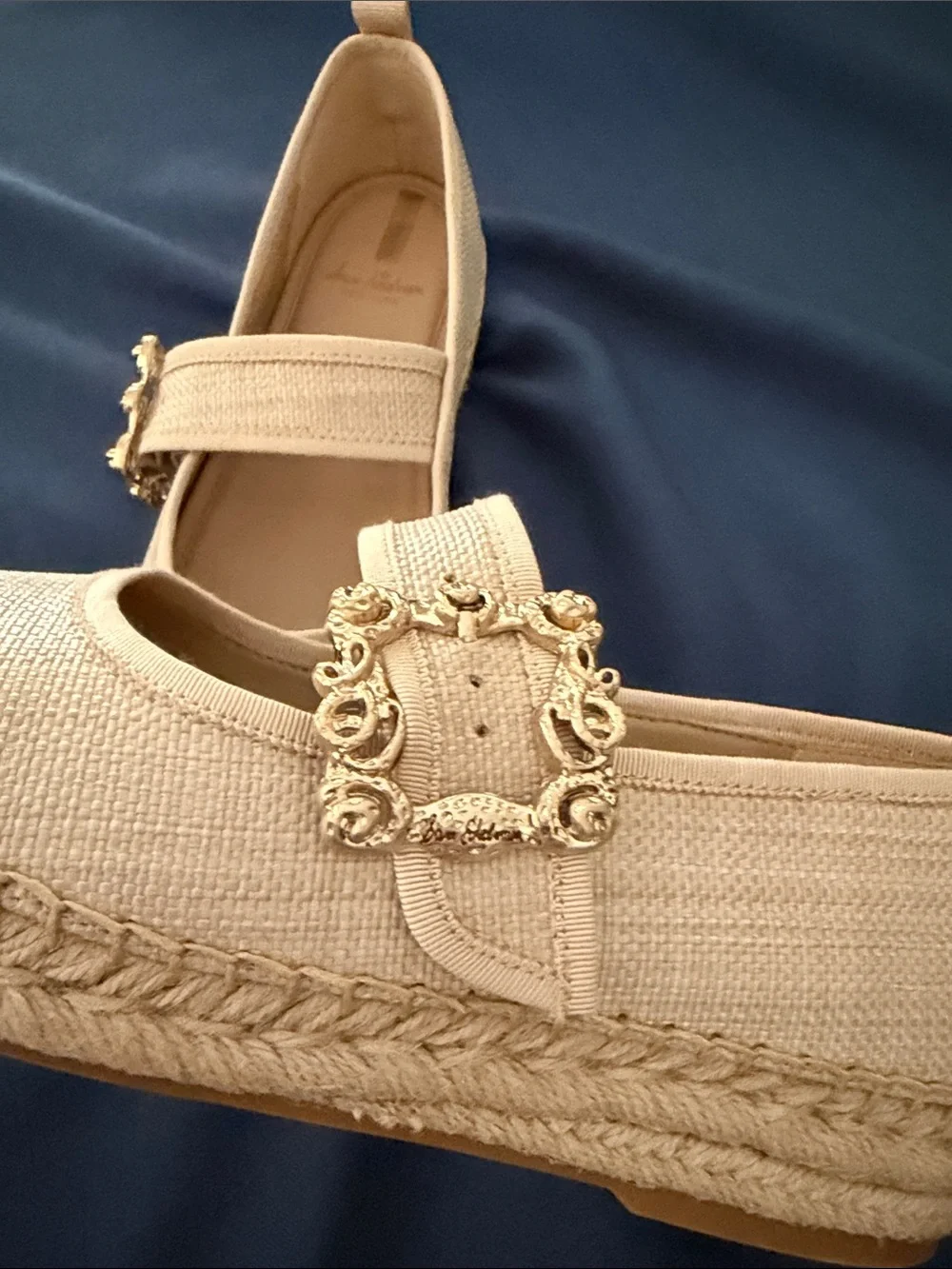 Sam Edelman beige canvas